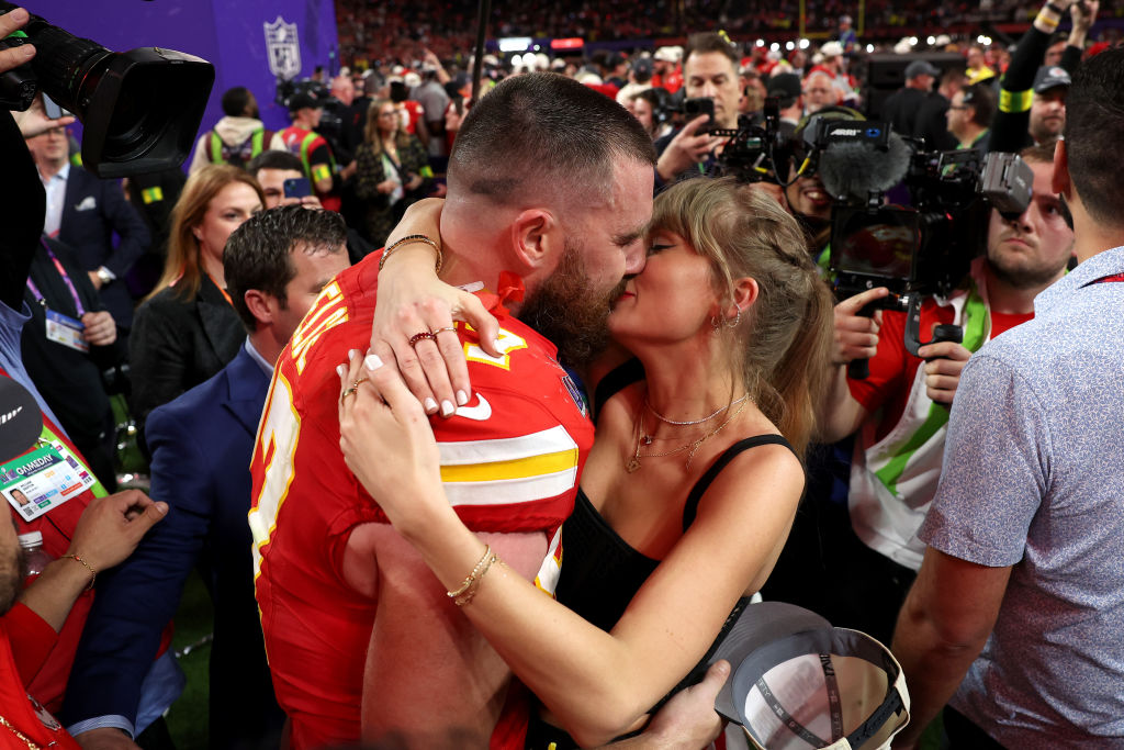 'Taylor Swift finally got her royal wedding, but the American mood has changed faster than she has.' Credit: Getty